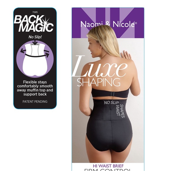 NWT Naomi & Nicole high waist brief shapewear SZ Medium - Picture 2 of 6